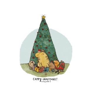 Capybara Christmas T-Shirt