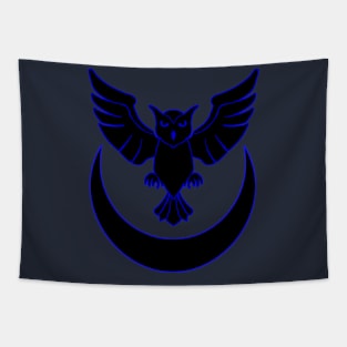 Neon Owl Tapestry