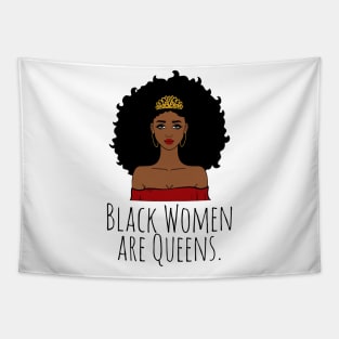 Black Women Are Queens, Black History, Black Girl Magic Tapestry