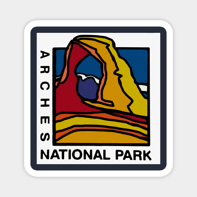 Arches National Park Decal Magnet by zsonn