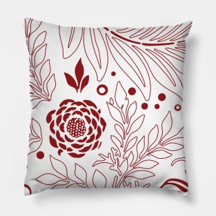 Floral Design 7 Pillow