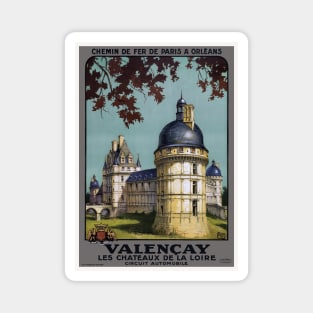 Valençay France Vintage Poster 1926 Magnet