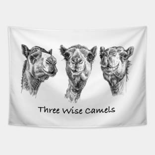 Three wise camels Tapestry