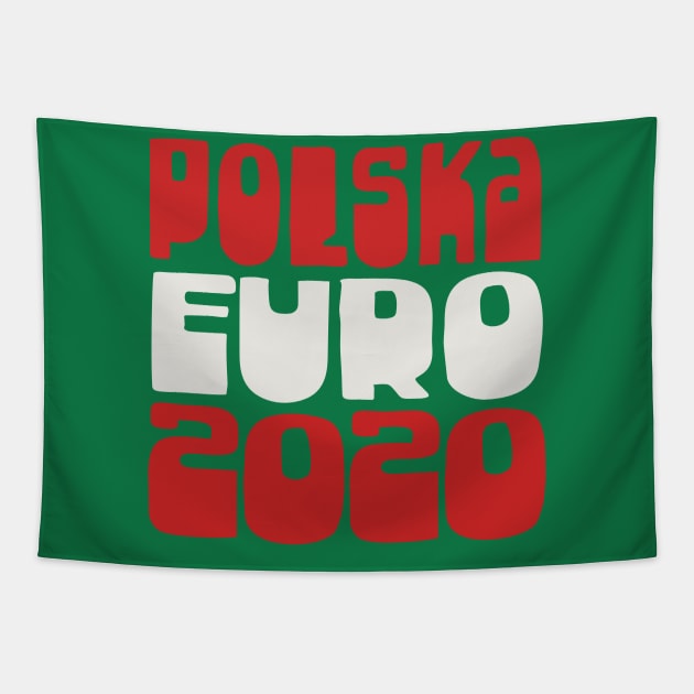 Polska Euro 2020 Soccer Gift Design Tapestry by DankFutura