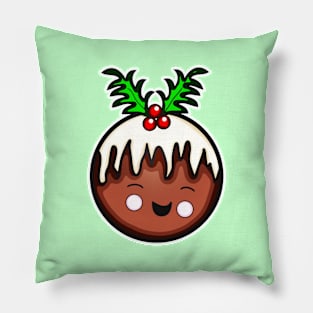 Kawaii Christmas Pudding Pillow