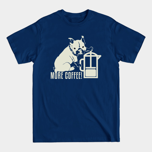 Discover French Press French Bulldog Coffee Shirt - Coffee - T-Shirt