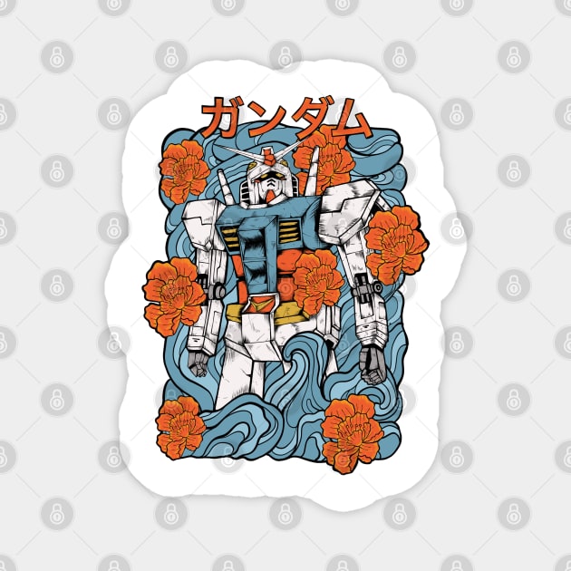 Gundam rx 78 Magnet by Amartwork