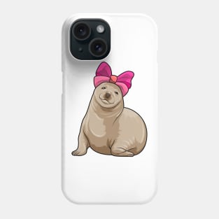 Seal with Ribbon Phone Case