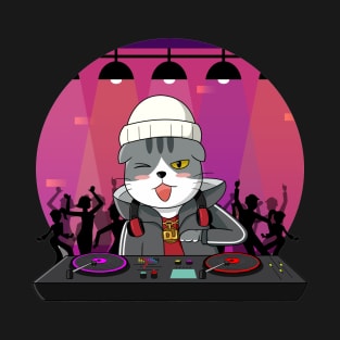 Cool Cat DJ T-Shirt