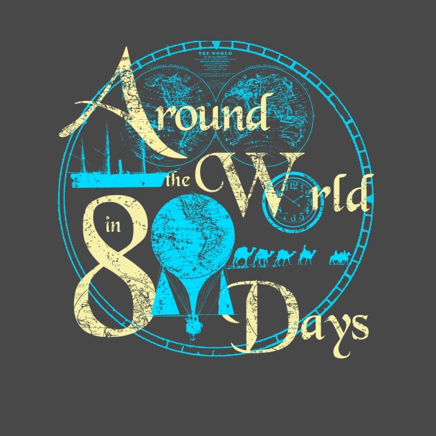 AROUND THE WORLD IN 80 DAYS by karmadesigner