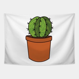 Potted Cactus Plant Tapestry