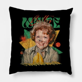 VINTAGE POP RETRO -BettyWhite The Beautifull- STYLE 70S Pillow