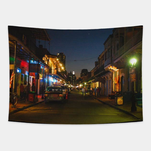 Bourbon Street Tapestry by pvjaffe