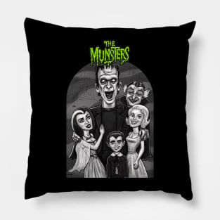 The Munsters (text) Pillow