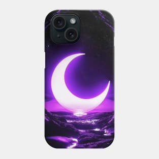 Black Hole Purple Cosmic Dark Galaxy Phone Case