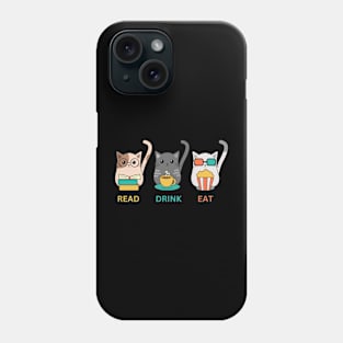 Three Cats Three Moods Phone Case