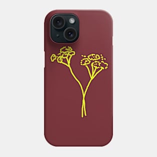 yellow flowers Phone Case