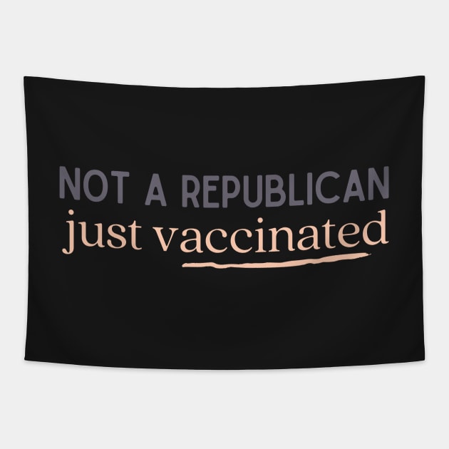 not a republican just vaccinated Tapestry by goblinbabe