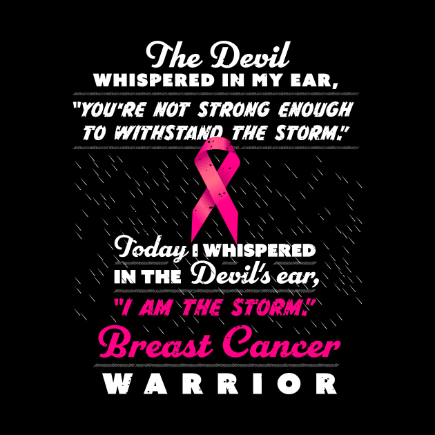 The Devil whispered - Women Breast Cancer Warrior by holger.brandt