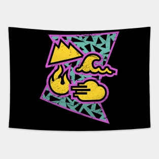 Rad 90s Four Elements Tapestry