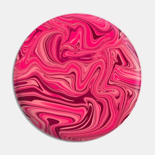 Shades of Magenta Pink Digital Fluid Art Pin