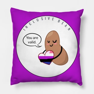 Genderfluid Pride: Inclusive Bean Pillow