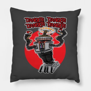 B9 Robot from Lost in Space alerting Danger! Pillow