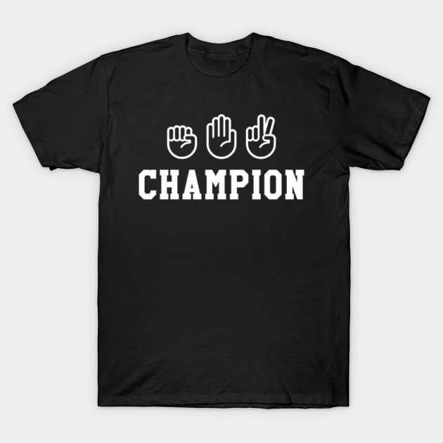 champion hands t shirt