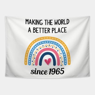 Making The World Better Since 1965 58th Birthday 58 Years Old Tapestry