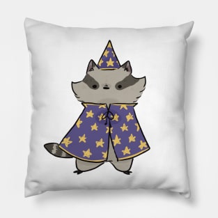 Raccoon Wizard Pillow