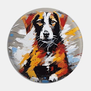 dog painting Pin