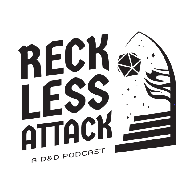 Reckless Attack Podcast Main Logo Black by Reckless Attack