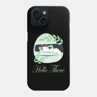 Hello there female design Phone Case