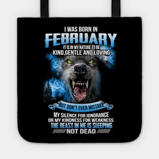 I Was Born In February Tote