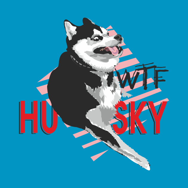 Funny husky by Olgakunz