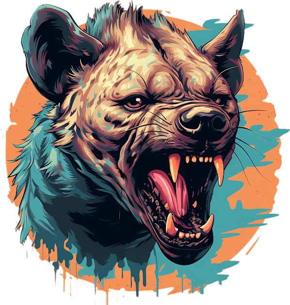 hyena Kids T-Shirt by piratesnow