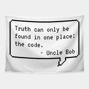 Uncle Bob - Code Is Truth Tapestry