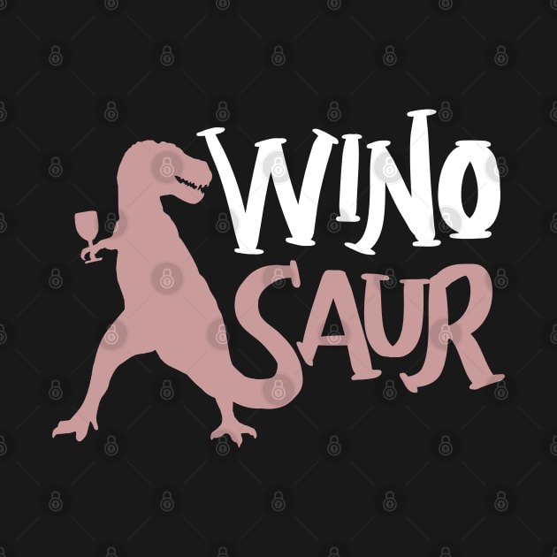 WinoSaur - Funny Wine lover shirts and gifts - T-Rex by Shirtbubble