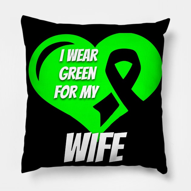 Mental Health Wife Husband Pillow by mikevdv2001