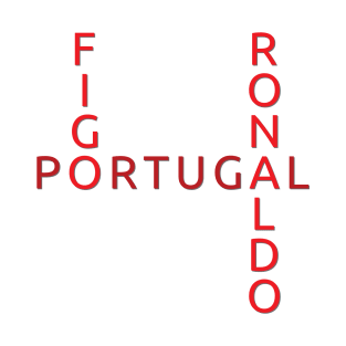 Luis Figo Portugal Cristiano Ronaldo T-Shirt