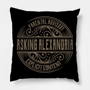 Asking Alexandria Vintage Ornament Pillow