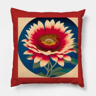 Chrysanthemum A Study in Japanese Style Pillow