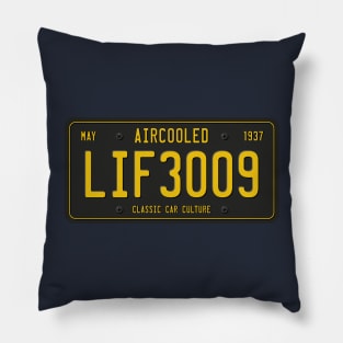 Aircooled Life US License Plate Pillow