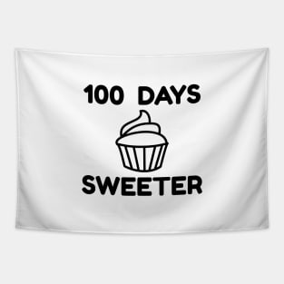 100 Days Sweeter - 100 Days Of School Tapestry