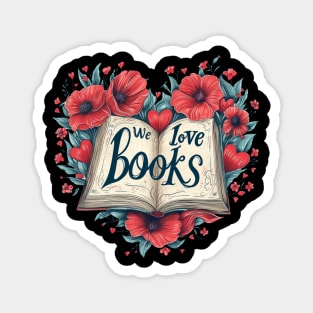 We love Books Magnet