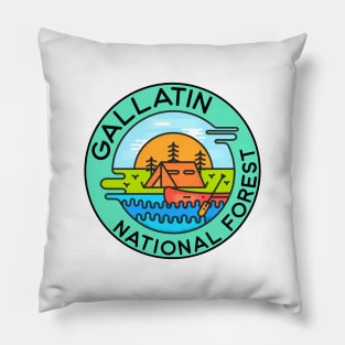 Gallatin National Forest Montana Camping Canoe Pillow