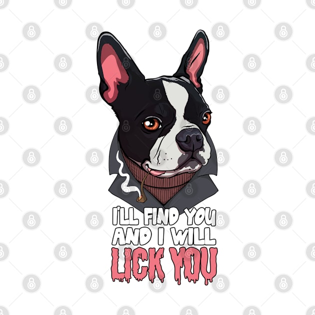 Boston Terrier Face Quote Gift by USProudness