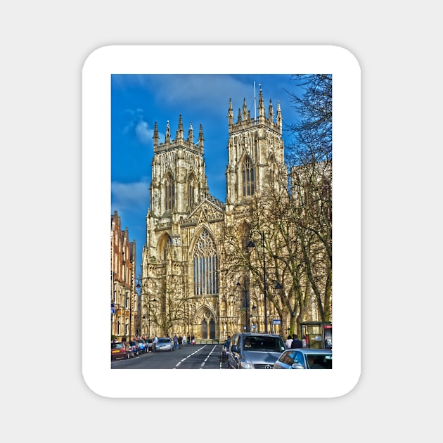 York Minster, England (HDR) Magnet by GrahamCSmith