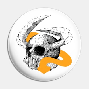 Devil skull Pin