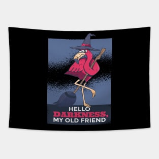 Halloween Flamingo Tapestry